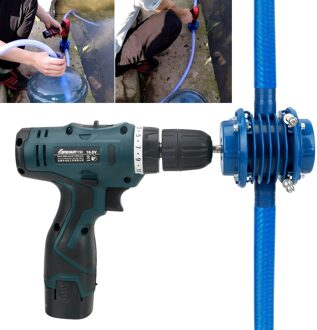 Hoomin Elektrische Boor Waterpomp Mini Geen Stroom Nodig Centrifugaalpompen Heavy Duty Zelfaanzuigende Hand Huis Tuin