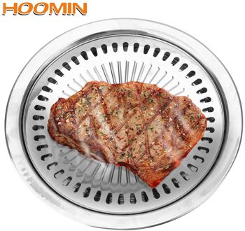 Hoomin Elektrische Kachel Bakplaat Huishoudelijke Non-stick Gasfornuis Plaat Rookloze Barbecue Pan Bbq Grill Barbecue Gereedschap