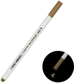 Hoomin Gekleurde Marker Pen Voor Bruiloft Fotoalbum Dagboek Scrapbooking Aquarel Gel Pennen Voor Zwarte Raad Leuke Water Krijt Pen goud