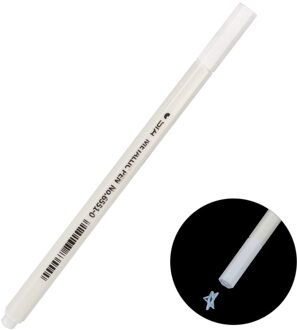Hoomin Gekleurde Marker Pen Voor Bruiloft Fotoalbum Dagboek Scrapbooking Aquarel Gel Pennen Voor Zwarte Raad Leuke Water Krijt Pen wit