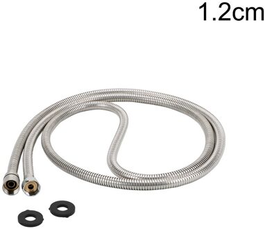 Hoomin Hoge Druk Douche Slang Sanitair Voor Badkamer Accessoires Pvc Flexibele Handheld Anti Kronkelende Gi/2 Universele Slang 1.2m roestvrij staal