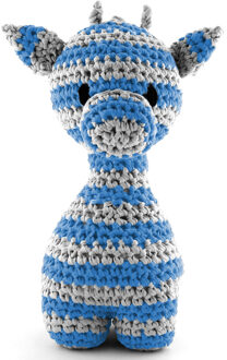 Hoooked RibbonXL giraffe haakpakket sea blue
