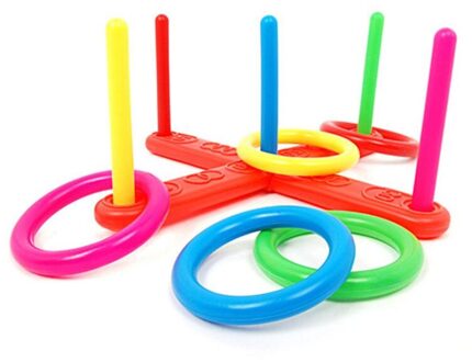 Hoop Ring Toss Plastic Ring Toss Quoits Tuin Spel Zwembad Speelgoed Outdoor Fun Set Speelgoed Voor Kinderen