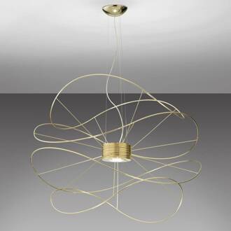 Hoops 4 LED hanglamp, goud