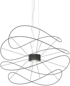 Hoops 4 LED hanglamp, zwart