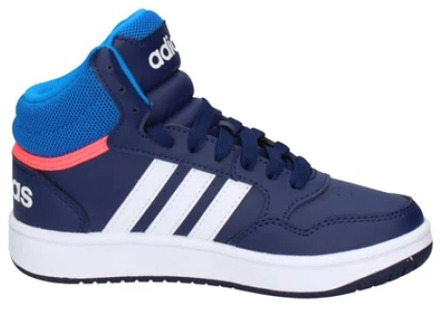 Hoops Mid 3.0 Sneakers Junior blauw - wit - oranje - 35