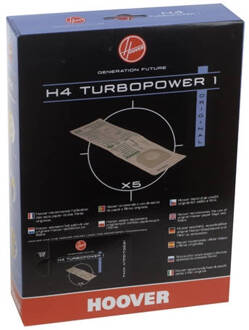 Hoover H4 Turbopower 1 Stofzuigerzakken 9173691