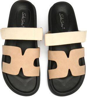 Hope Footbed Sandalen Naturel