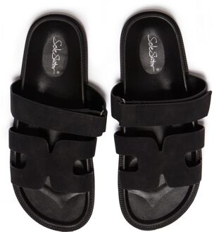 Hope Footbed Sandalen Zwart