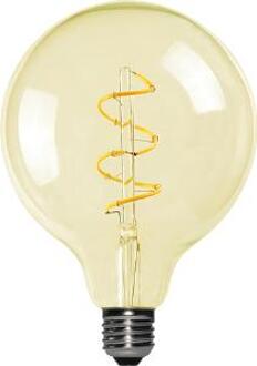 Hope LED Filament Globe 95mm E27 4W Gold dimbaar