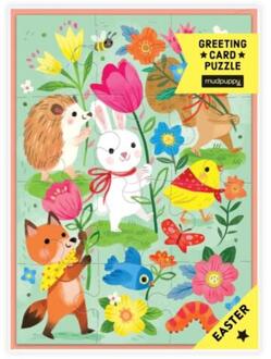 Hoppy Easter! Greeting Card Puzzle -  Mudpuppy (ISBN: 9780735383944)