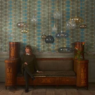 Horizon hanglamp rosé-bruin Ø 36 cm rosé-bruin, goud