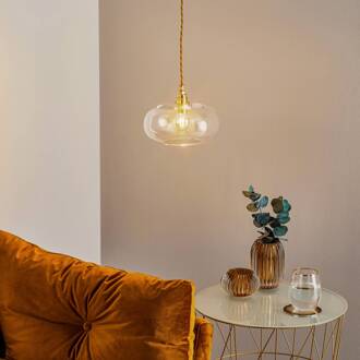 Horizon hanglamp transparant Ø 21 cm helder, goud