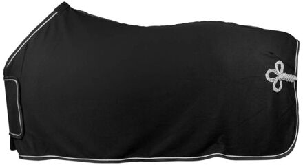 Horka Zweetdeken - met Ornament - 155/205 - Zwart/Zilver