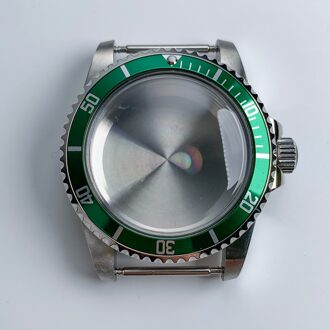 Horloge 1960 Automatische Rvs Horlogekast 40Mm Vintage NH35 Beweging Acryl Halfronde Spiegel Lichtgevende Handen Vervanging D1