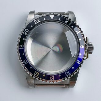 Horloge 1960 Automatische Rvs Horlogekast 40Mm Vintage NH35 Beweging Acryl Halfronde Spiegel Lichtgevende Handen Vervanging D2