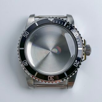 Horloge 1960 Automatische Rvs Horlogekast 40Mm Vintage NH35 Beweging Acryl Halfronde Spiegel Lichtgevende Handen Vervanging D6