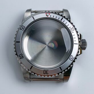 Horloge 1960 Automatische Rvs Horlogekast 40Mm Vintage NH35 Beweging Acryl Halfronde Spiegel Lichtgevende Handen Vervanging D8