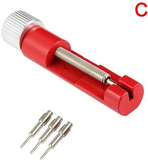 Horloge Band & Armband Link Remover 3 Pins Horloge Reparatie Cn (Oorsprong) zilver Met Pins Verstelbare Voor Horlogemaker Metalen 3 Gereedschap K6T6