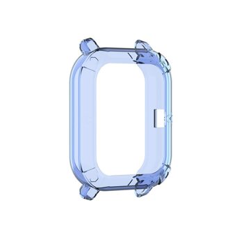 Horloge Case Voor Huami Amazfit Gts2 Mini Smart Horloge Beschermhoes Beschermende Film Smartwatch Cover Accessoires Blauw
