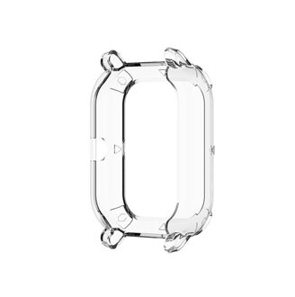 Horloge Case Voor Huami Amazfit Gts2 Mini Smart Horloge Beschermhoes Beschermende Film Smartwatch Cover Accessoires wit