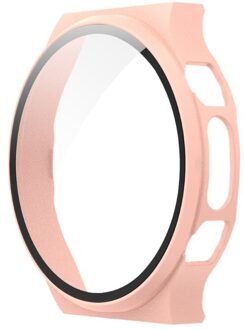 Horloge Cover Case Voor Huawei GT2 Pro Ecg Pc Bumper Met Gehard Glas Screen Protector Voor Gt 2 Pro Ecg accessoires roze