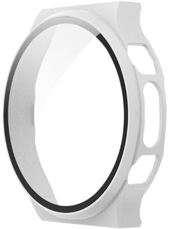 Horloge Cover Case Voor Huawei GT2 Pro Ecg Pc Bumper Met Gehard Glas Screen Protector Voor Gt 2 Pro Ecg accessoires zilver