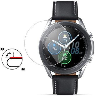 Horloge Film Voor Samsung Galaxy Horloge 3 45Mm 41Mm Hd Clear Krasbestendig Bubble Gratis Anti-Vingerafdrukken screen Protector Glas galaxy watch 3 41mm