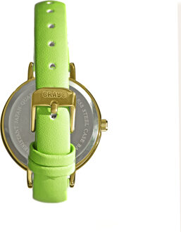 Horloge met Crayo Dot-band Groen - One Size