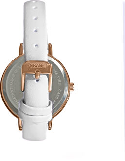 Horloge met Crayo Dot-band - maat Wit