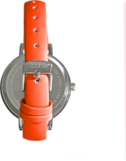 Horloge met Crayo Dot-band Oranje