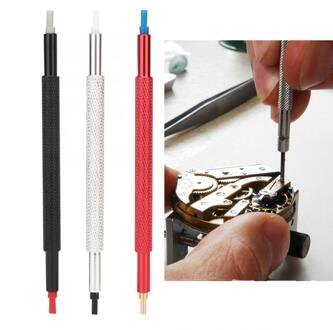 Horlogemaker gereedschap 3pcs 7404 Dubbele Hoofd Horloge Hand Persen Horloge Reparatie Tool voor Horlogemakers tool voor horlogemaker