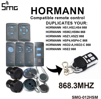 Hormann hsm2 hsm4 hs1 hs2 hs4 hse2 hsz1 868 MARANTEC Digitale 382 384 131 D302 vervanging afstandsbediening garagedeur opener