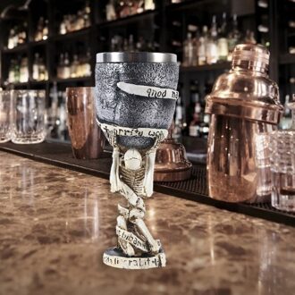 Horrible Hars Bier Mok Rvs Schedel Beker Retro Wijn Glas Cocktail Glazen Whiskey Cup Party Bar Drinkware