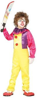 Horror clown Freak verkleed kostuum voor kinderen