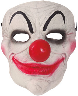 Horror clown gezichtsmasker - latex - volwassenen - clownsmasker -  Halloween