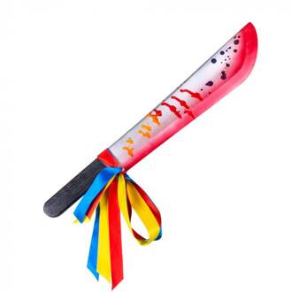 Horror clown machete voor volwassenen - Accessoires > Wapens