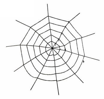 Horror decoratie spinnenweb groot 150 cm - Feestdecoratievoorwerp
