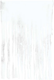 Horror/halloween deco wand/muur/plafond gordijn stof - wit - 100 x 200 cm - griezel uitstraling