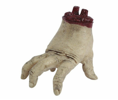 Horror nep afgehakte hand - tafeldecoratie - lichaamsdelen/ledematen - 15 cm - Halloween decoraties