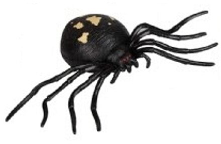 Horror nep decoratie spin Creepy 13 cm Zwart