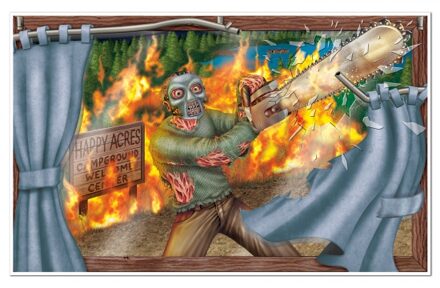 Horror poster chainsaw