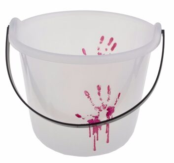 Horror snoep emmertje glow in the dark 13 x 5 cm
