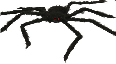 Horror spin groot - Halloween decoratie/versiering - zwart - 70 cm
