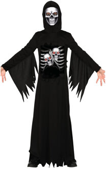 Horror verkleed kostuum magere Hein - kinderen - Halloween kleding 10-12 jaar (140-152)