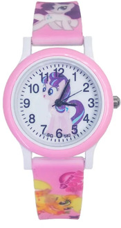 Horse Design Cartoon Pony Fashion Baby Watch Children Girls Students Quartz Kids Watches for Party Gifts Relogio Kol Saati Clock