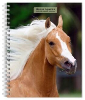 Horse Lovers 2025 6 X 7.75 Inch Spiral-Bound Wire-O Weekly Engagement Planner Calendar New - Browntrout
