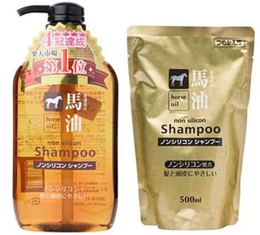 Horse Oil Non Silicone Shampoo 500ml Refill