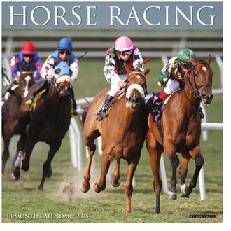 Horse Racing 2025 12 X 12 Wall Calendar - Willow Creek Press
