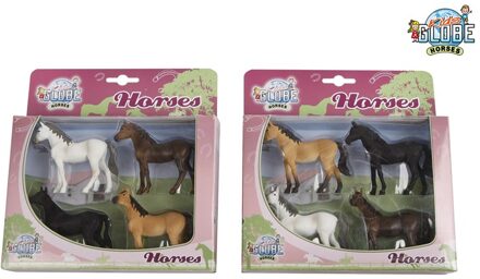 Horses 4 paarden 1:32 Multikleur